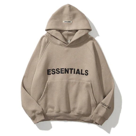 Fear Of God Essentials Hoodie Tan Beige